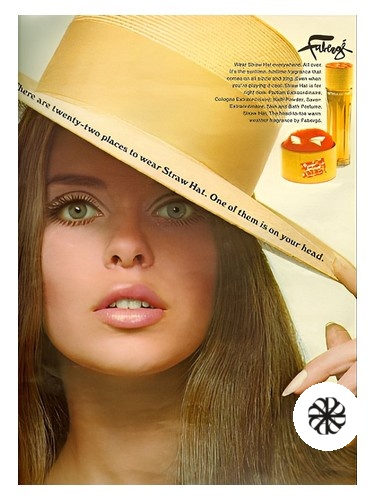 Faberge Straw Hat Brut Parfums Prestige