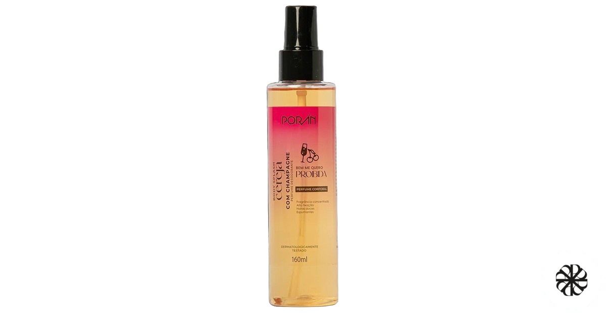 Cereja com Champagne Porán Cosméticos