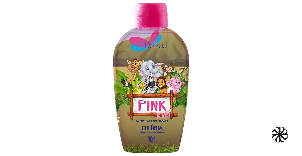 Aventuras no Safari Pink Kids Delikad