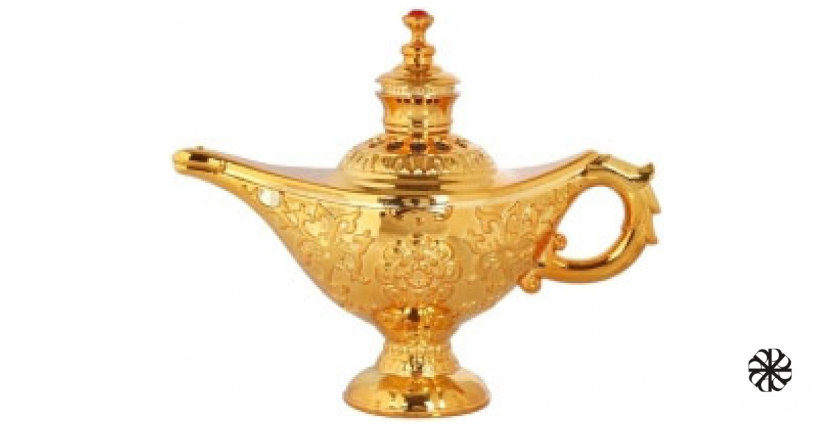 Magical Lamp Gold Jean-Pierre Sand