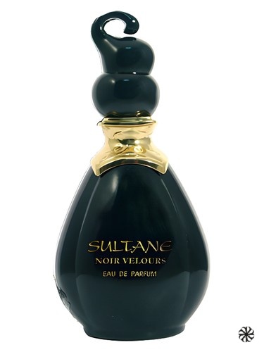 Sultane Noir Velours Jeanne Arthes