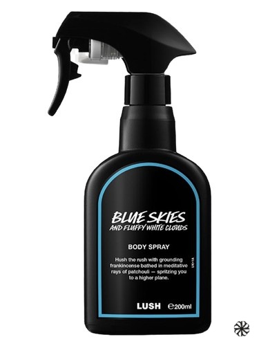 Blue Skies And Fluffy White Clouds Body Spray Lush