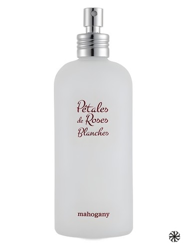 Pétales de Roses Blanches Mahogany
