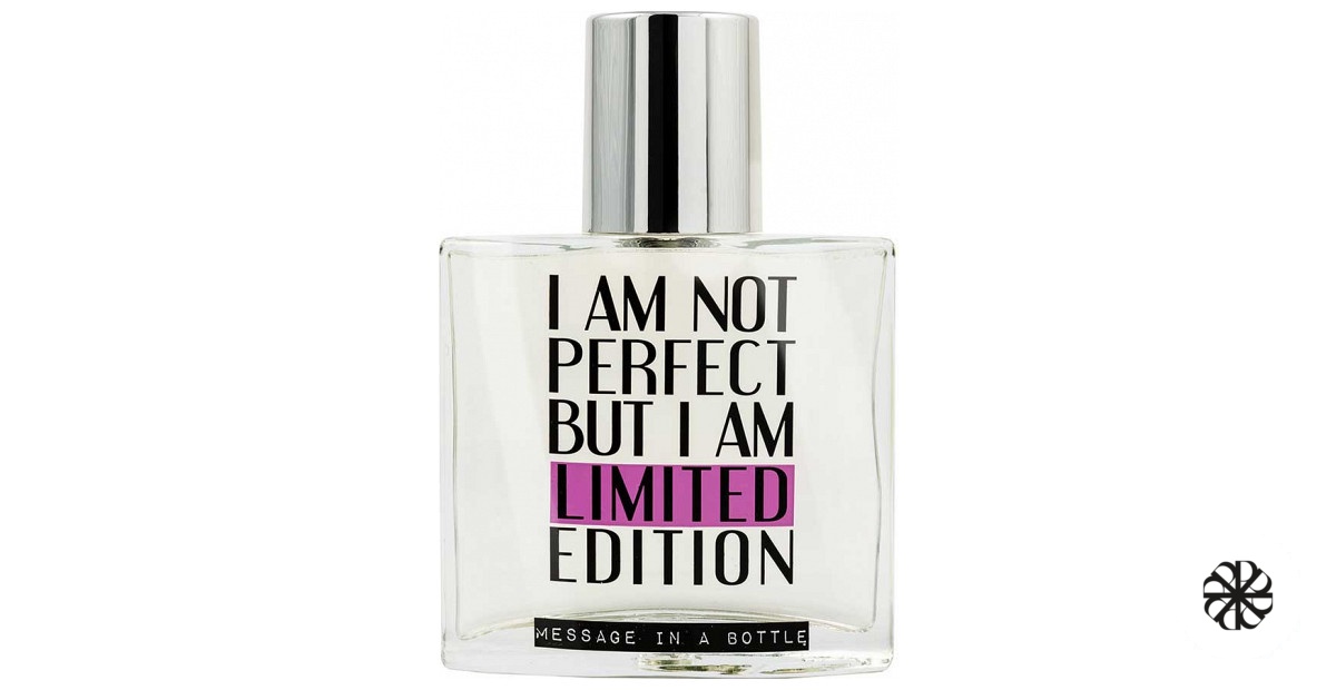 I Am Not Perfect But I Am Limited Edition Message in a Bottle