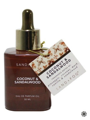 Coconut & Sandalwood Perfume Oil Sand + Fog