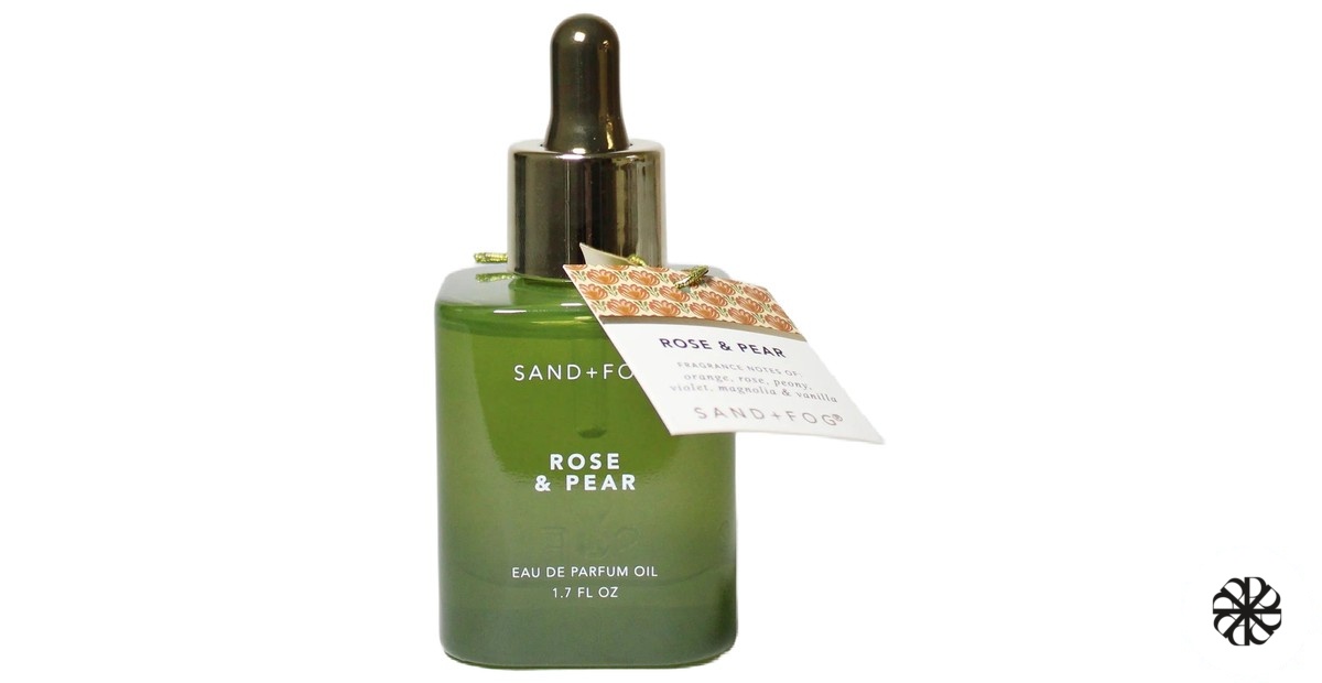Rose & Pear Oil Perfume Sand + Fog