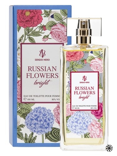 Russian Flowers Bright Sergio Nero