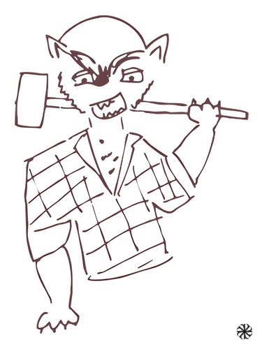 Werewolf Lumberjack Smell Bent