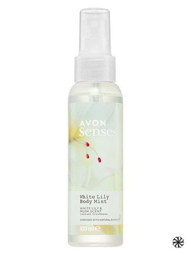 Senses White Lily Body Mist Avon