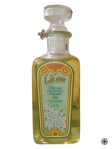 California Anniversary Keepsake White Lilac Avon