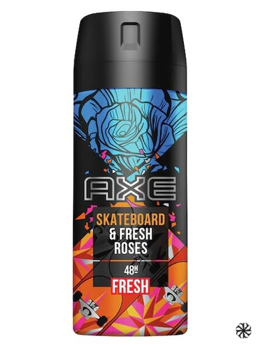 Skateboard & Fresh Roses AXE