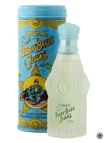Baby Blue Jeans Versace