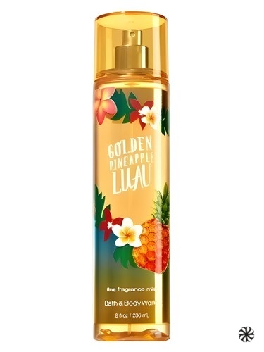 Golden Pineapple Luau Bath & Body Works